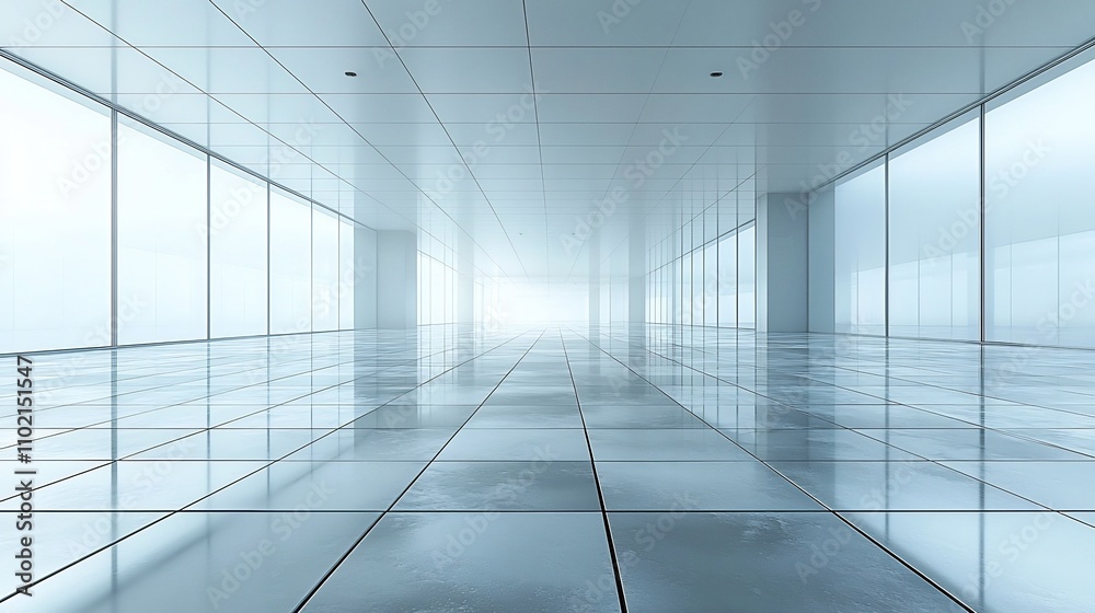 Sleek Reflective Glass Surface Against White Wall for Modern Product Mockups and Displays Sleek Reflective Glass Surface Against White Wall for Modern Product Mockups and Displays