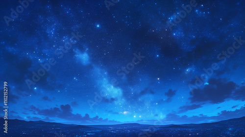 starry night sky