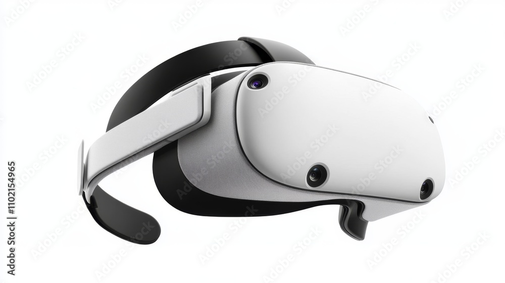Close-up Shot of High-Tech Virtual Reality Headset Close-up Shot of High-Tech Virtual Reality Headset