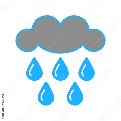 Rain drop icon representing water resources