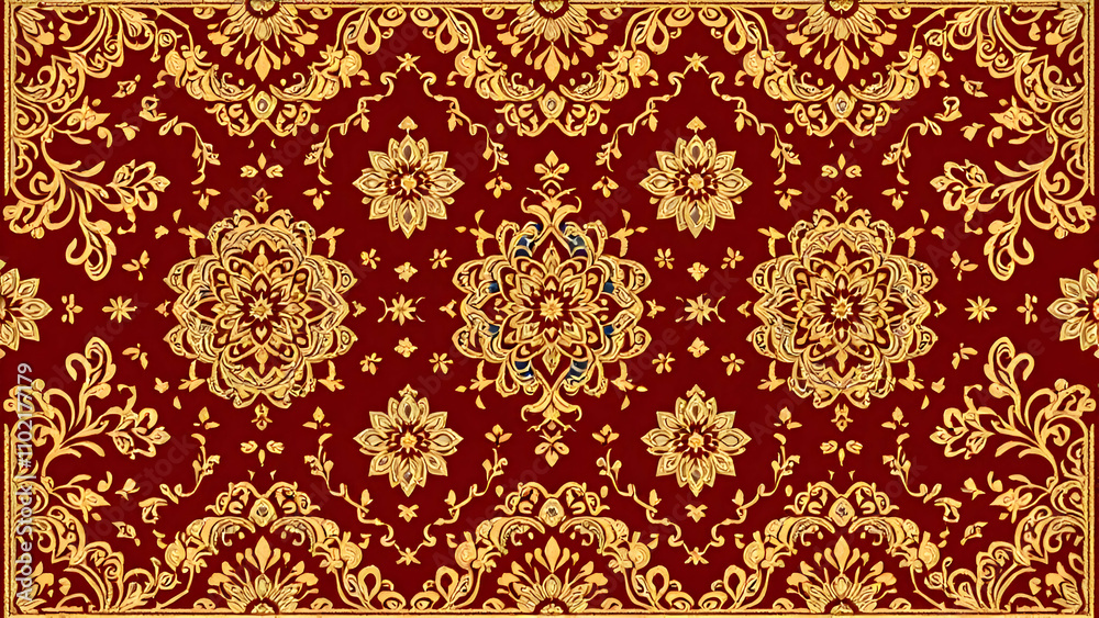 Thai Floral Elegance Pattern Thai Floral Elegance Pattern