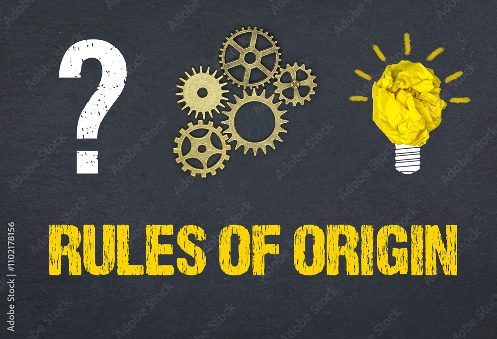 Obraz premium Rules of Origin