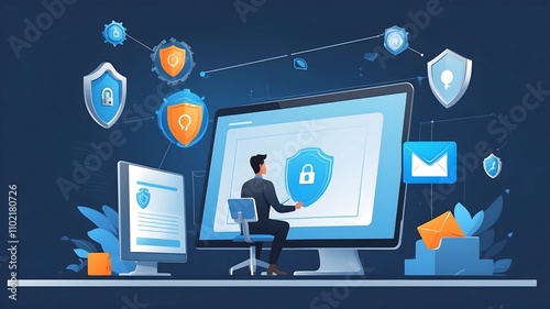 Sicherheit im Netzwerk: Ein Experte in Aktion