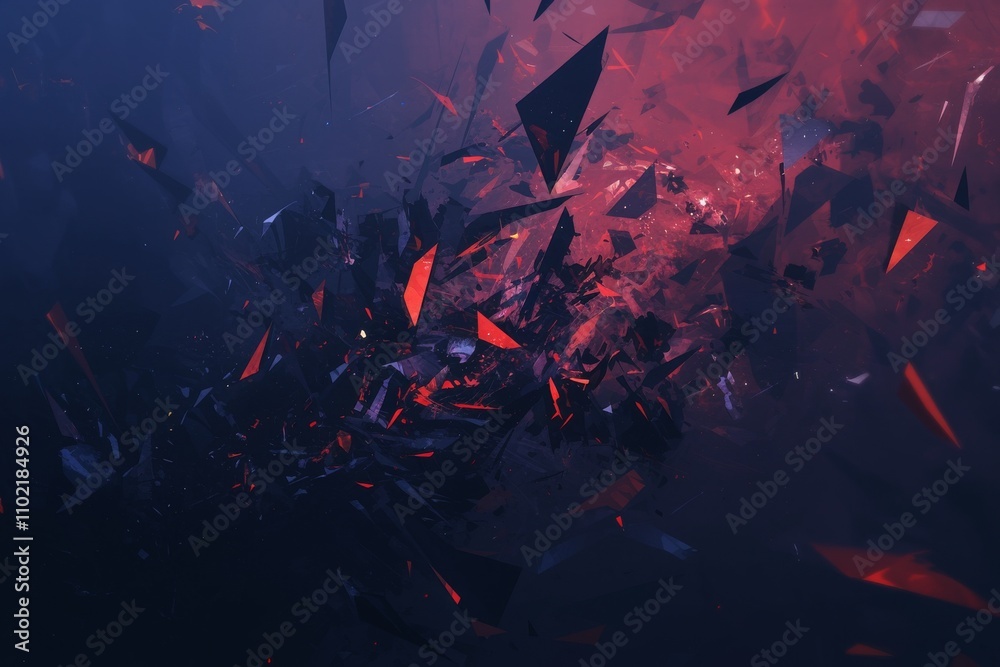 Fototapeta premium A visually stunning and imaginatively designed dark abstract surface for your creative project