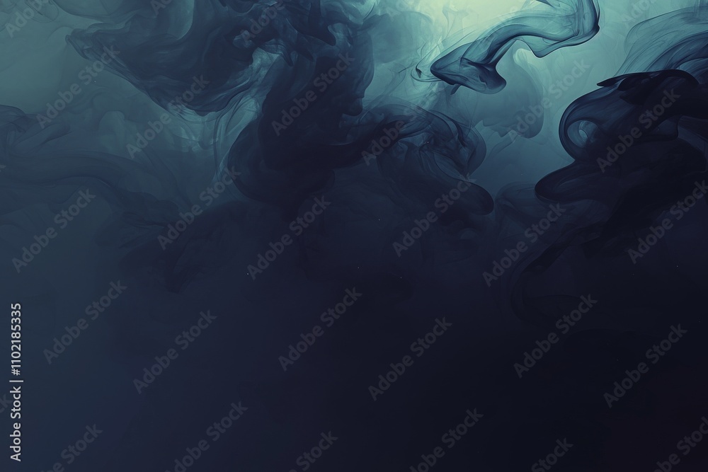 Fototapeta premium A mesmerizing and imaginatively crafted black abstract base for your design