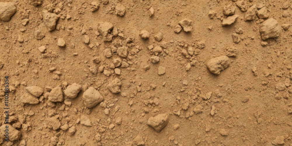 Rough and gritty dirt texture, ideal for background design, earth, soil Rough and gritty dirt texture, ideal for background design, earth, soil