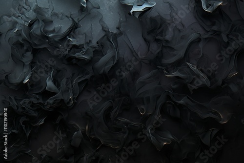 A thought provoking and creatively designed black abstract surface for your creative project