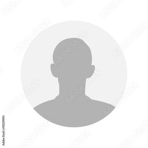 Vector flat illustration. Icons of man and woman. Avatar, user profile, person icon, profile picture. Suitable for social media profiles, icons, screensavers and as a template. Business concept.