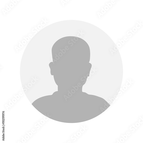 Vector flat illustration. Icons of man and woman. Avatar, user profile, person icon, profile picture. Suitable for social media profiles, icons, screensavers and as a template. Business concept.