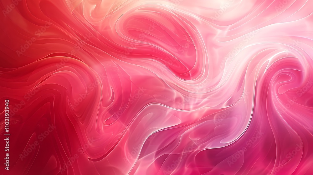 Obraz premium Abstract Pink and Red Swirling Background