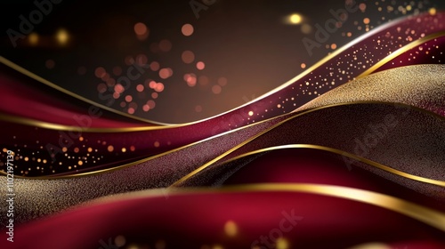 shiny burgandy red gold background elegance festive design