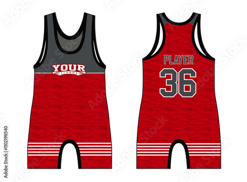 Wrestling Singlets are designed with an elegant edgy and wild look. Sports gear template mockup perfect fit for all sports. The designs that go on casual wear, shirts, fashion apparel, and all kind 