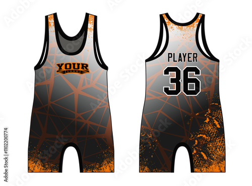 Wrestling Singlets are designed with an elegant edgy and wild look. Sports gear template mockup perfect fit for all sports. The designs that go on casual wear, shirts, fashion apparel, and all kind 