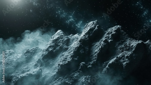 Metallic Minerals on Asteroid Surface in Deep Space