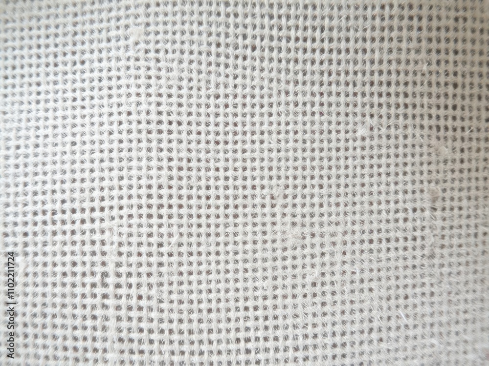 Close-up of canvas texture with visible weave and natural fibers, textile, canvas Close-up of canvas texture with visible weave and natural fibers, textile, canvas
