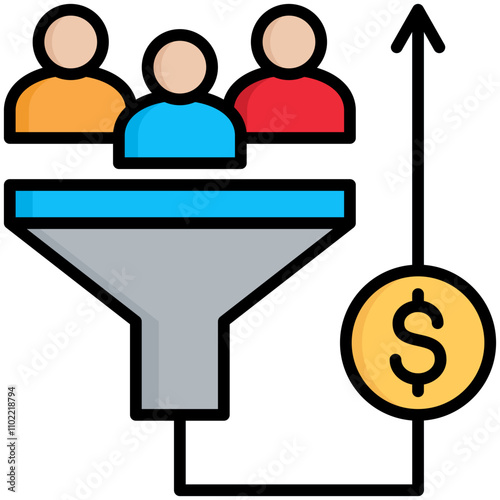 Sales Pipeline Icon
