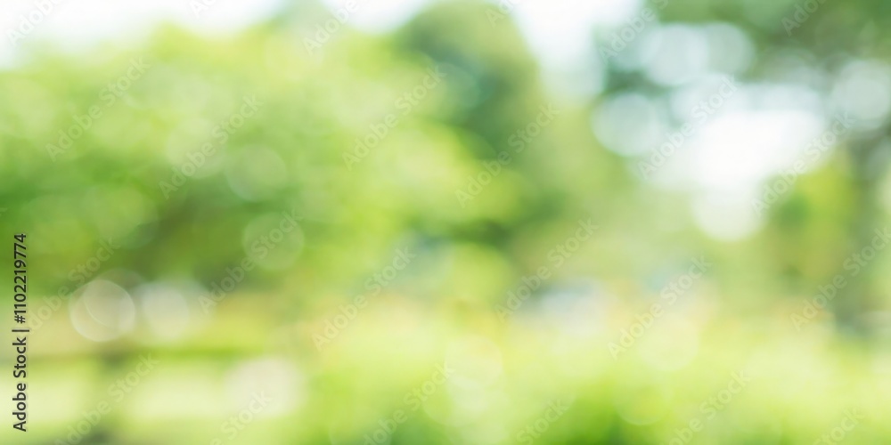 Garden Background With Blurred Greenery and Light During Daytime. Generative AI Garden Background With Blurred Greenery and Light During Daytime. Generative AI