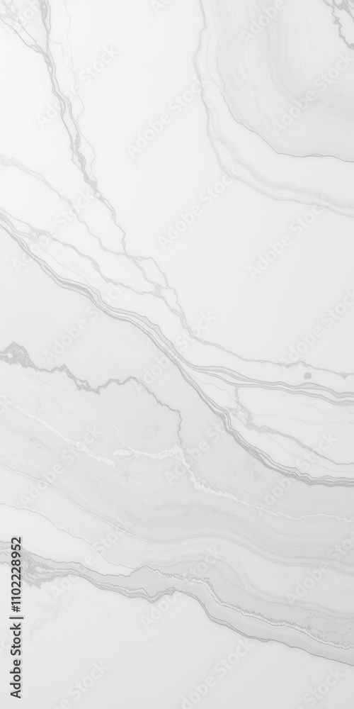 Obraz premium Smooth and elegant marble texture in shades of white and grey, interior design, background
