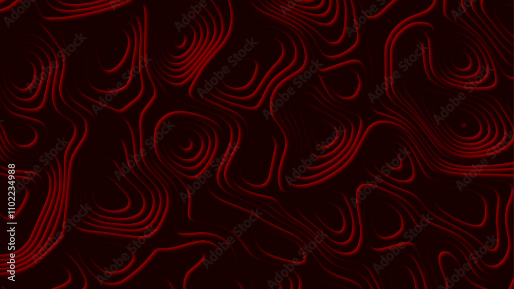 Abstract 3d wavy line paper cut white background. Topographic canyon geometric map relief texture with curved layers and shadow. Abstract 3d wavy line paper cut white background. Topographic canyon geometric map relief texture with curved layers and shadow.