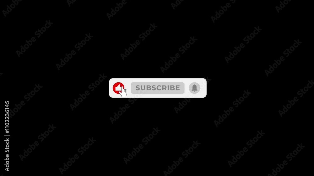 subscribe button animation template, hand animation clicking the subscribe button subscribe button animation template, hand animation clicking the subscribe button