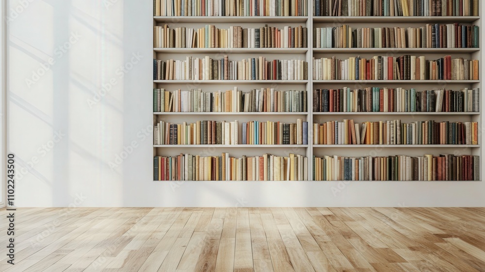 Empty wall with wooden flooring in modern minimalist interior, bright room, natural daylight, Empty wall with wooden flooring in modern minimalist interior, bright room, natural daylight,
