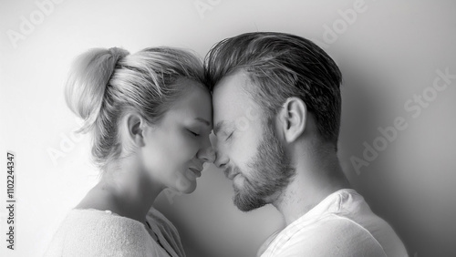 Füreinander da sein - Umarmung - Festhalten - Couple - Paar - Freundschaft - KI Model - AI Model