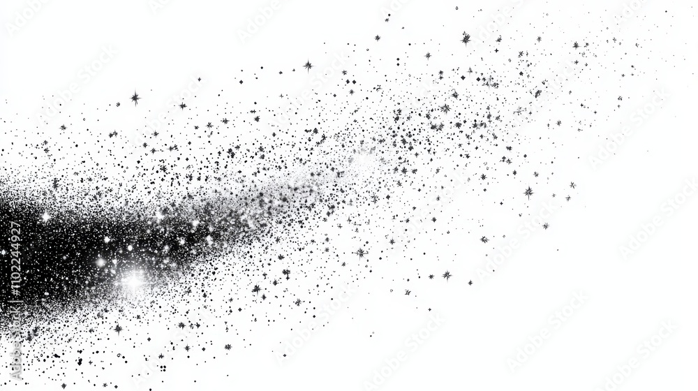 a black and white background with a multitude of stars scattered across it The stars are of various sizes and shapes, creating a mesmerizing effect a black and white background with a multitude of stars scattered across it The stars are of various sizes and shapes, creating a mesmerizing effect