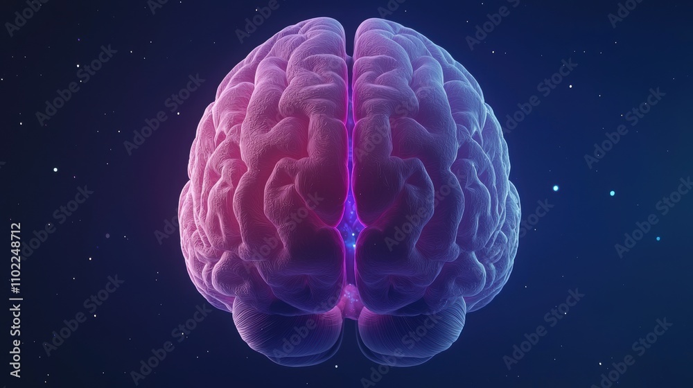 A vibrant and surreal illustration of a brain showcasing neural connections in a cosmic background. A vibrant and surreal illustration of a brain showcasing neural connections in a cosmic background.