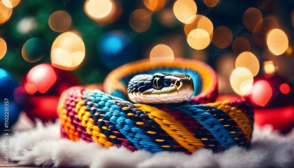 Colorful Coils of Christmas: A Vibrant Holiday Twist Colorful Coils of Christmas: A Vibrant Holiday Twist