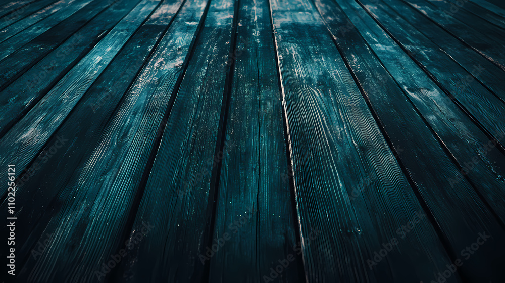 Wood background with dark teal and aquamarine wooden floors, featuring surrealistic elements. Phantasmagoric. Illustration Wood background with dark teal and aquamarine wooden floors, featuring surrealistic elements. Phantasmagoric. Illustration
