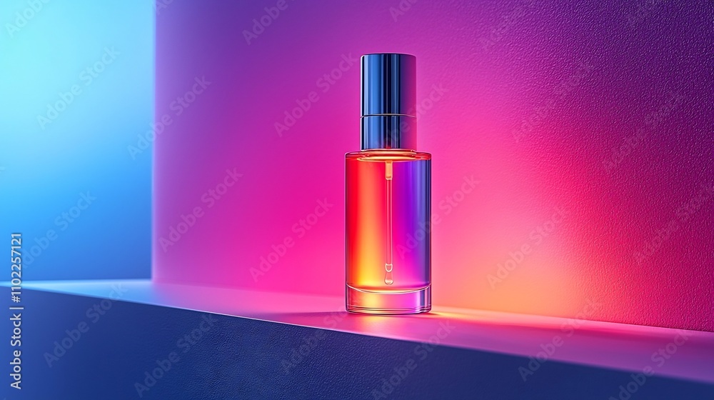 Soft Neon Gradient Background for Cosmetic and Skincare Product Display Soft Neon Gradient Background for Cosmetic and Skincare Product Display