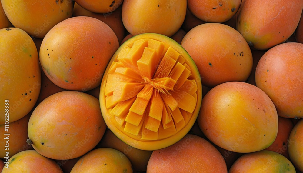 mangoes in market mangoes in market