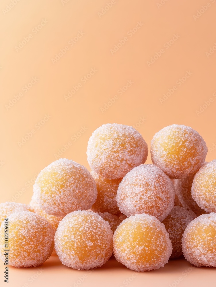 A heap of sugar coated donut balls on a clean tan coloured background with copy space --ar 3:4 --style raw --v 6.1 Job ID: 2763c0a4-bb62-4d5c-a092-602068ab5241 A heap of sugar coated donut balls on a clean tan coloured background with copy space --ar 3:4 --style raw --v 6.1 Job ID: 2763c0a4-bb62-4d5c-a092-602068ab5241