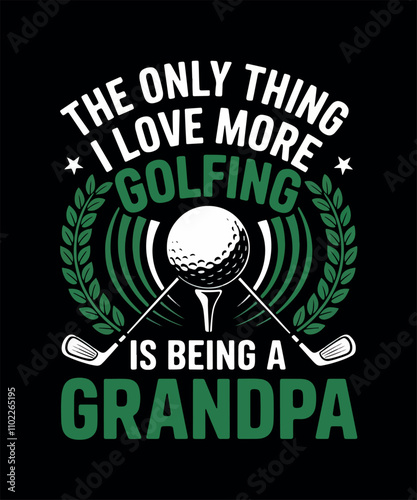Golfing T-shirt Design