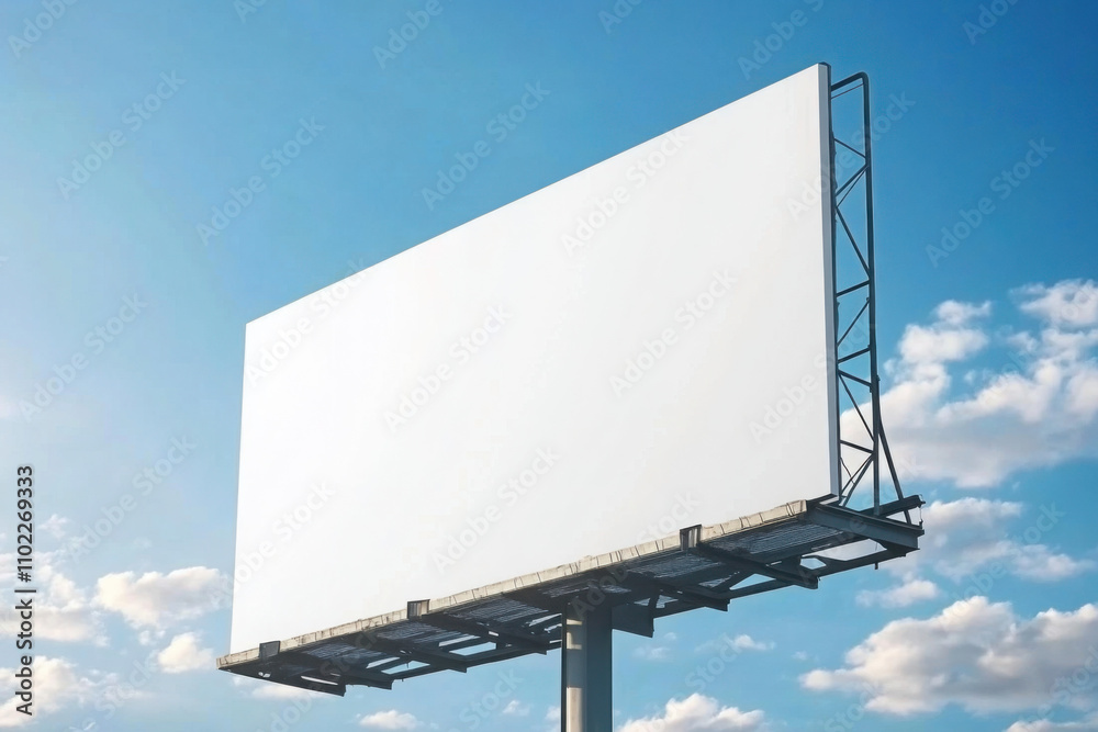 Fototapeta premium Blank billboard mock up 