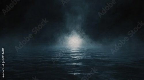 Mysterious Mist over the Tranquil Lake
