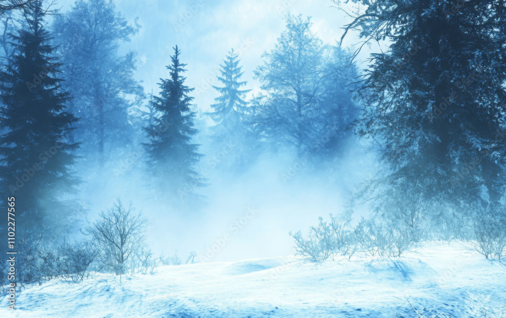 Dark winter forest background at night. Snow, fog, moonlight. Neon figure in the center
Dark winter forest background at night. Snow, fog, moonlight. Neon figure in the center