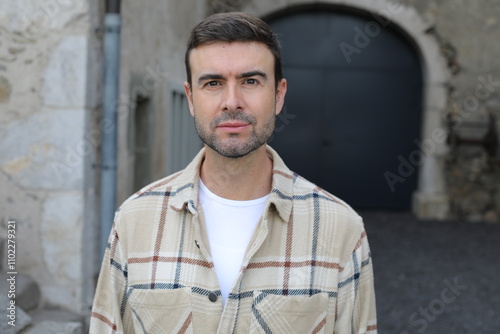 Handsome 40 years old white man 