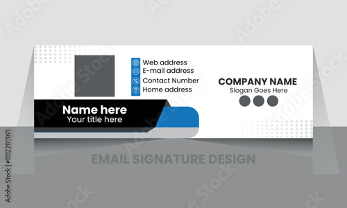 Sleek Email Signature Template for Startups