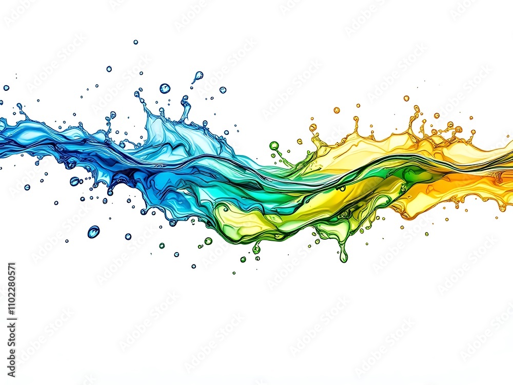 colorful splashes colorful splashes