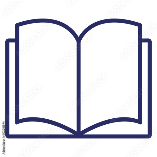 Book icon. Sign design. Flat Web Mobile Icon. Vector. Sign. Symbol. Button.  Element. Silhouette. Vector illustration.