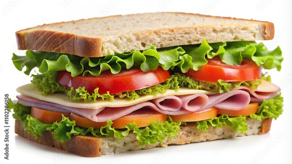 Sandwich on transparent background
