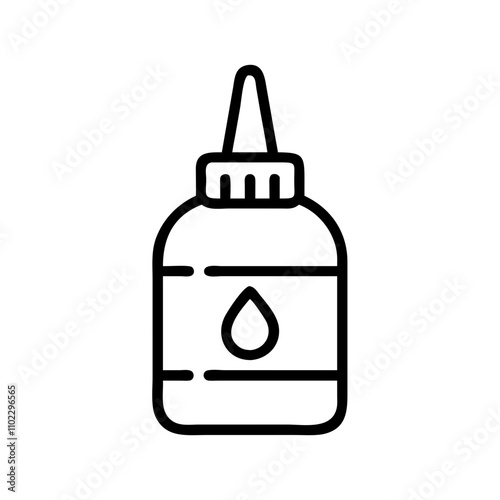 Wood glue icon for industrial adhesive tasks