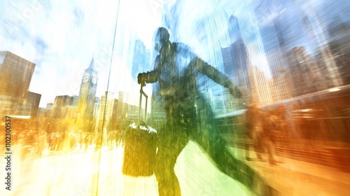 Blurred City Commuter.
