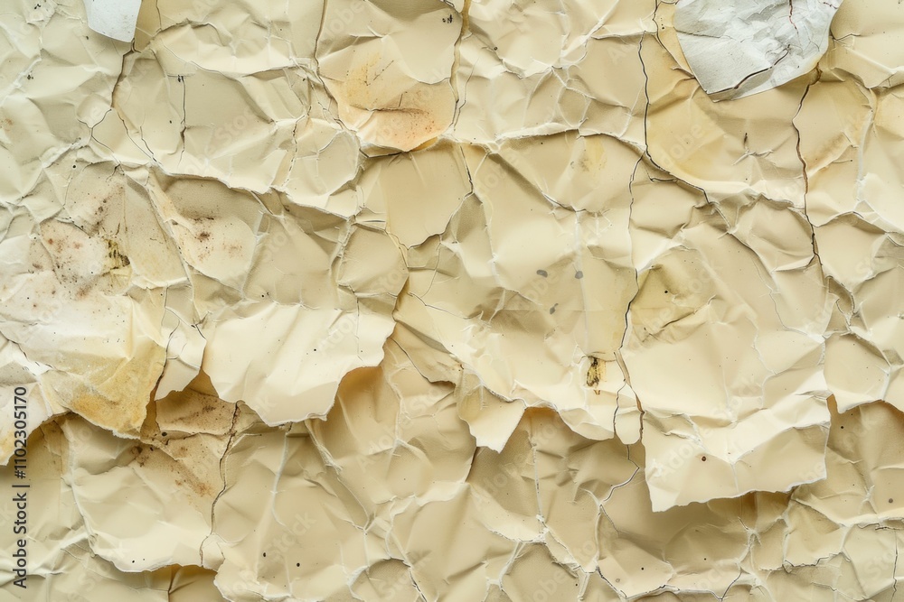 Obraz premium Vintage texture of 50 year old yellowed paper.