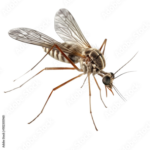 mosquito isolated on a white transparent background