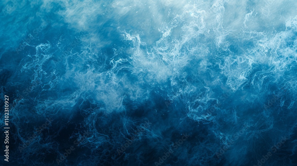 Serene Ocean Wave Gradient: Cool Blue Textured Background Serene Ocean Wave Gradient: Cool Blue Textured Background