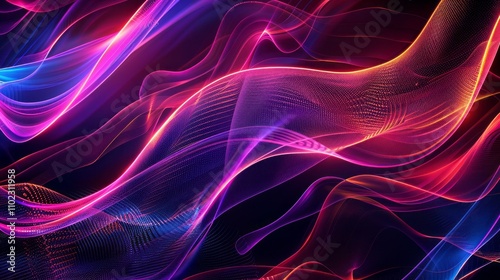 Elegant Abstract Background with Intricate Line Pattern