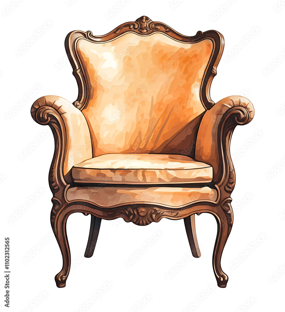 A beautiful chair featuring a sleek, modern design with smooth curves, comfortable upholstery, and an elegant finish