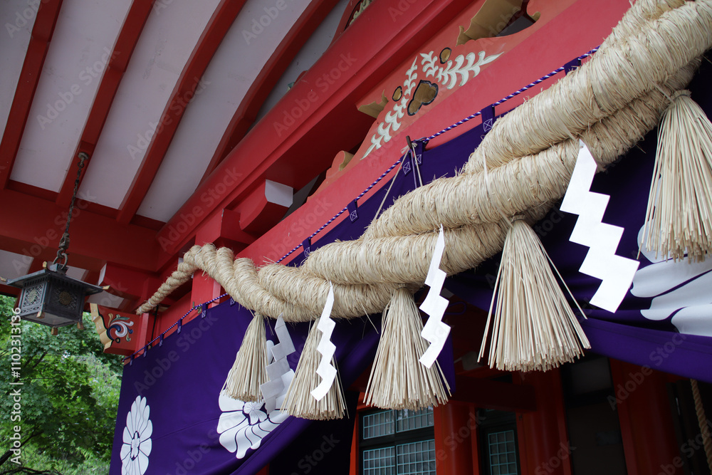 Φωτογραφία hall in a shinto temple (miyagiken gokoku shrine) in sendai in japan